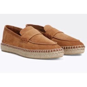 Vince Brown Loafers Daria Suede Espadrilles Classic Comfy Casual 8